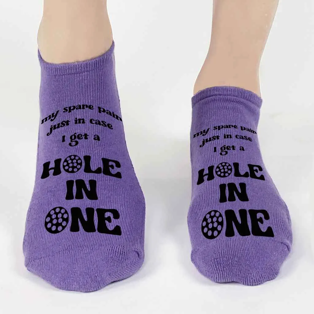 3 Pair Pack Golf Socks, Funny Golf Gift Socks for Her