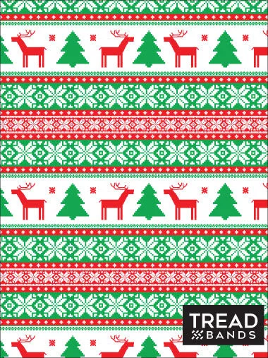 All-Season Contoured Headband - Christmas Spirit