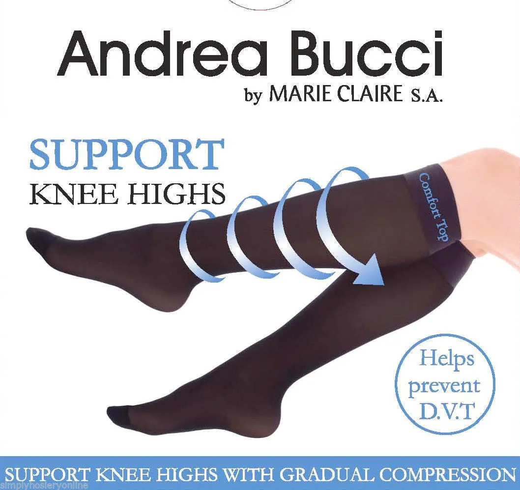 Andrea Bucci Support Knee Highs 30 Denier DVT Socks