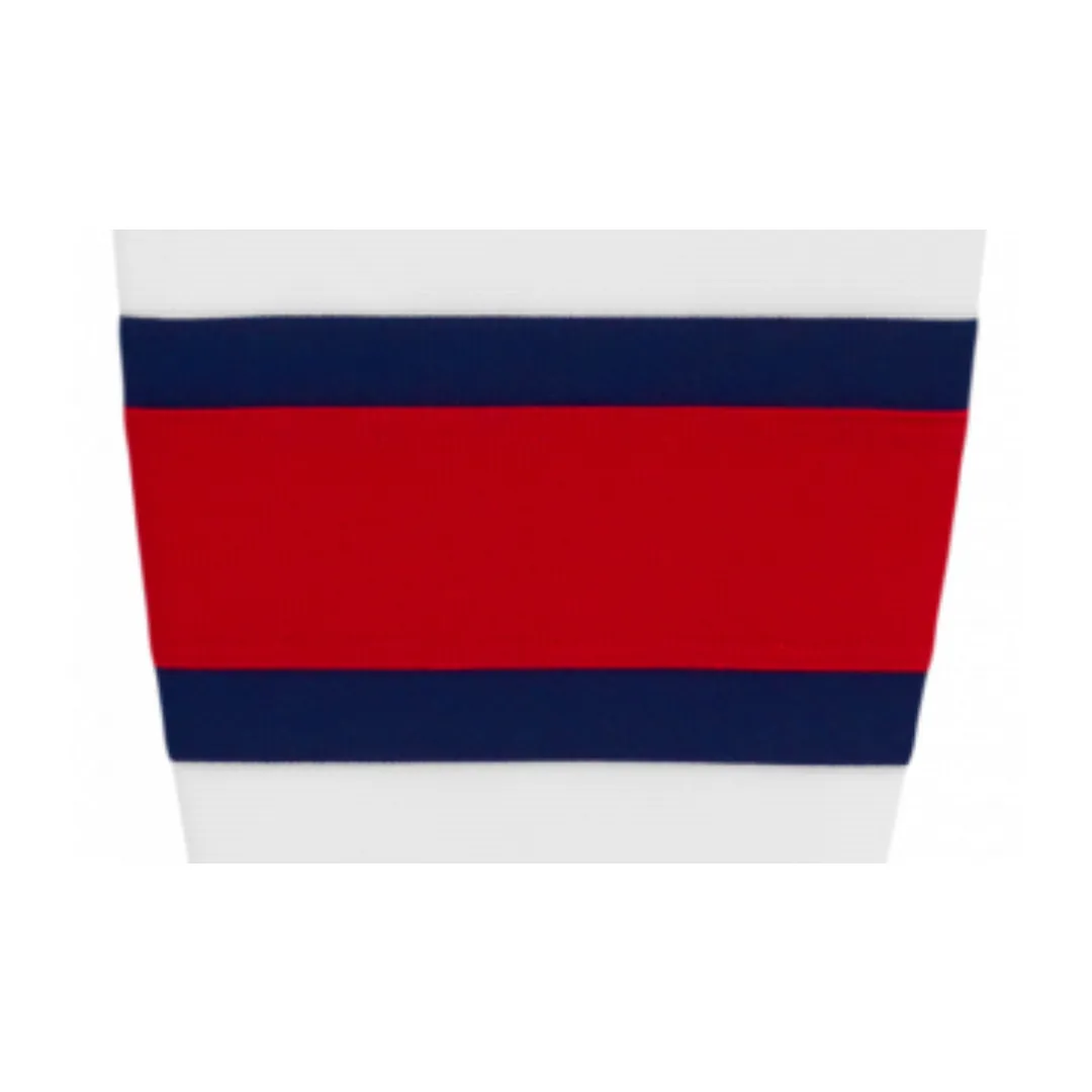 Athletic Knit (AK) HS2100-765 White/Navy/Red Mesh Ice Hockey Socks