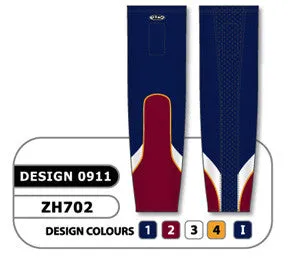 Athletic Knit Custom Sublimated Hockey Sock Design 0911