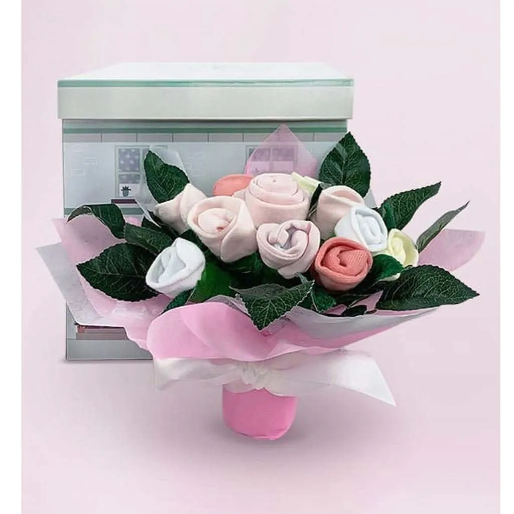 Babyblooms Welcome Baby Clothes Posy