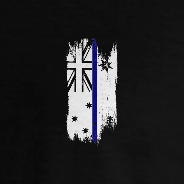 Blue Line Australian Flag Shirt