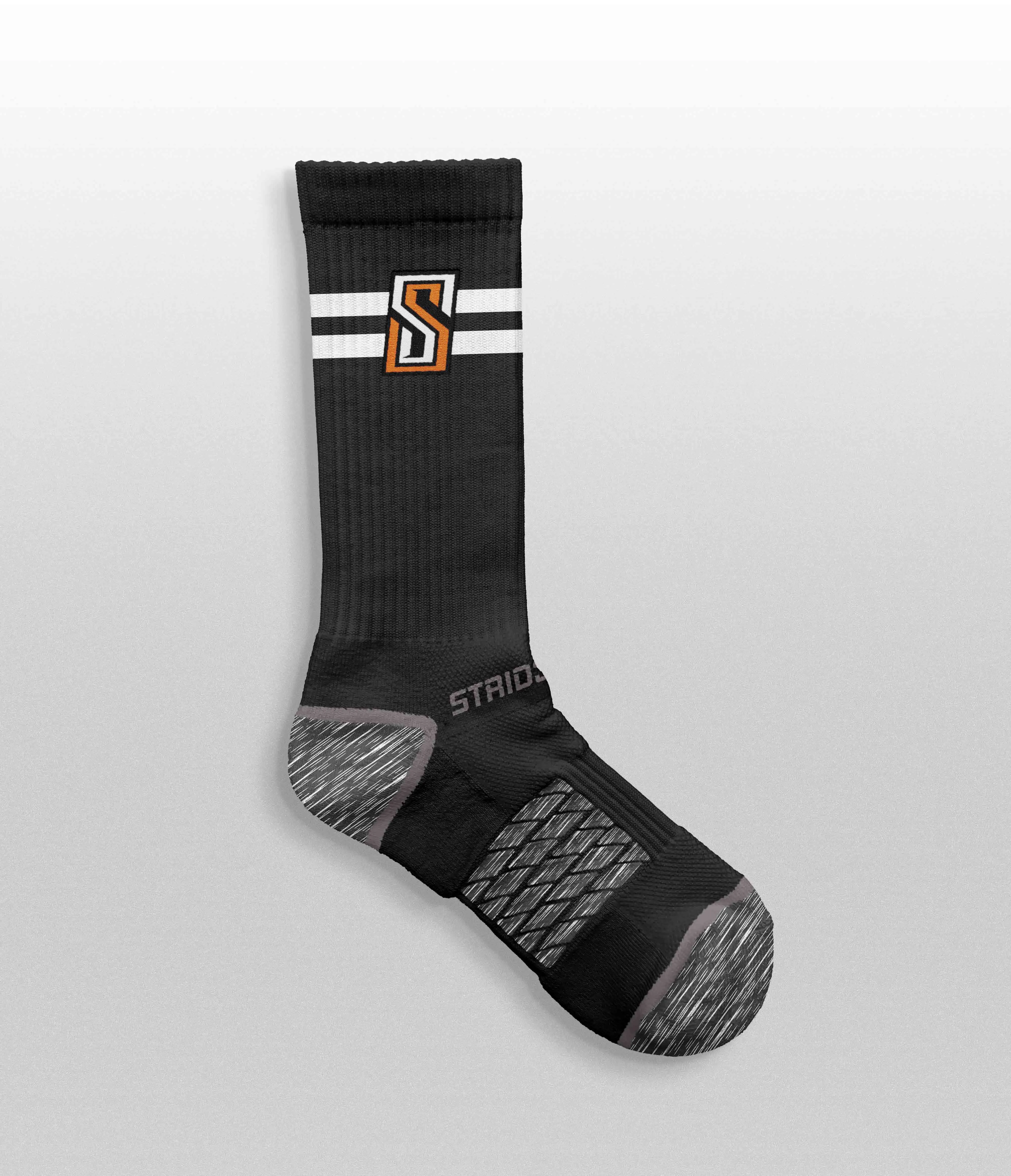 Embroidered - Black Stripes