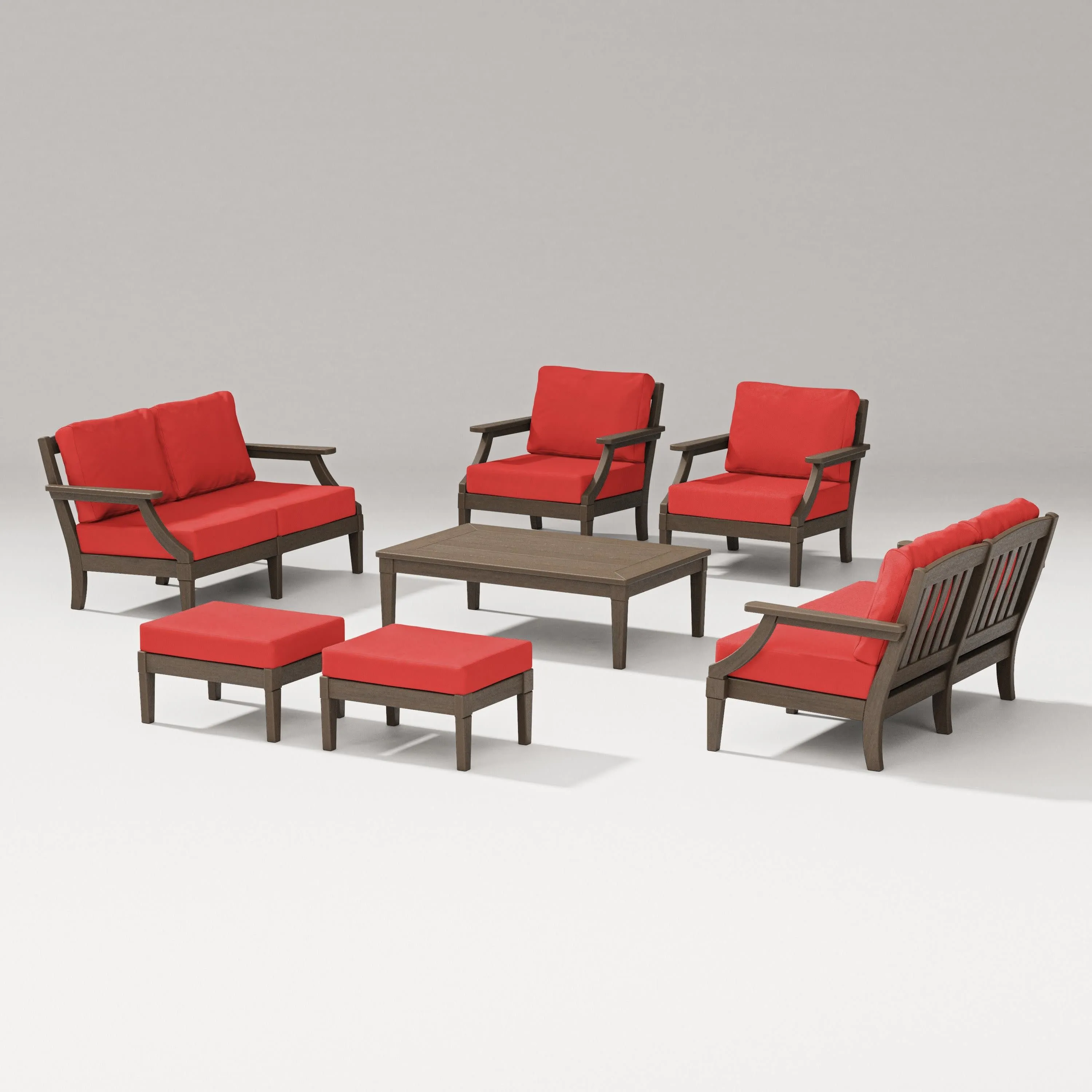 Estate 7-Piece Lounge Loveseat Set
