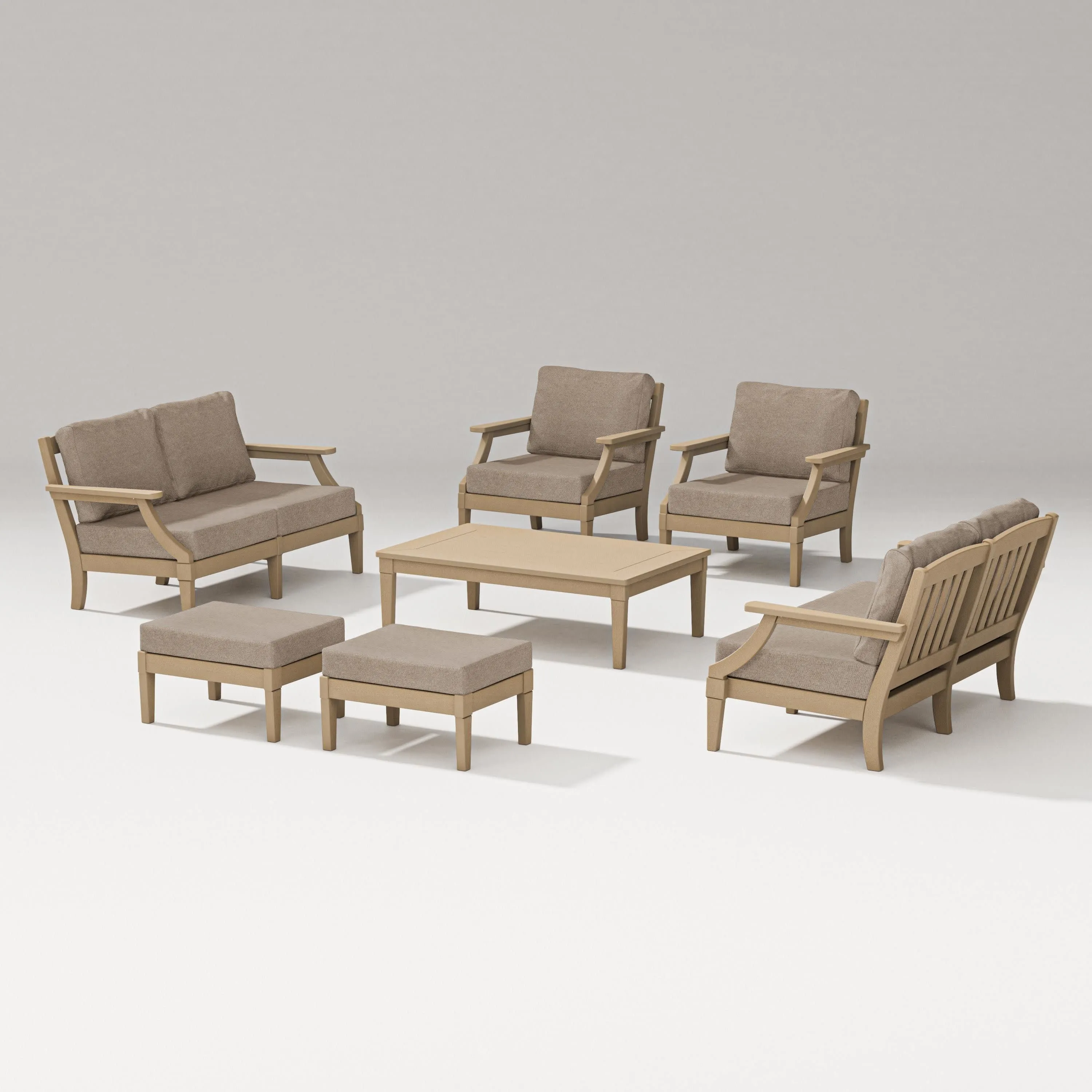Estate 7-Piece Lounge Loveseat Set