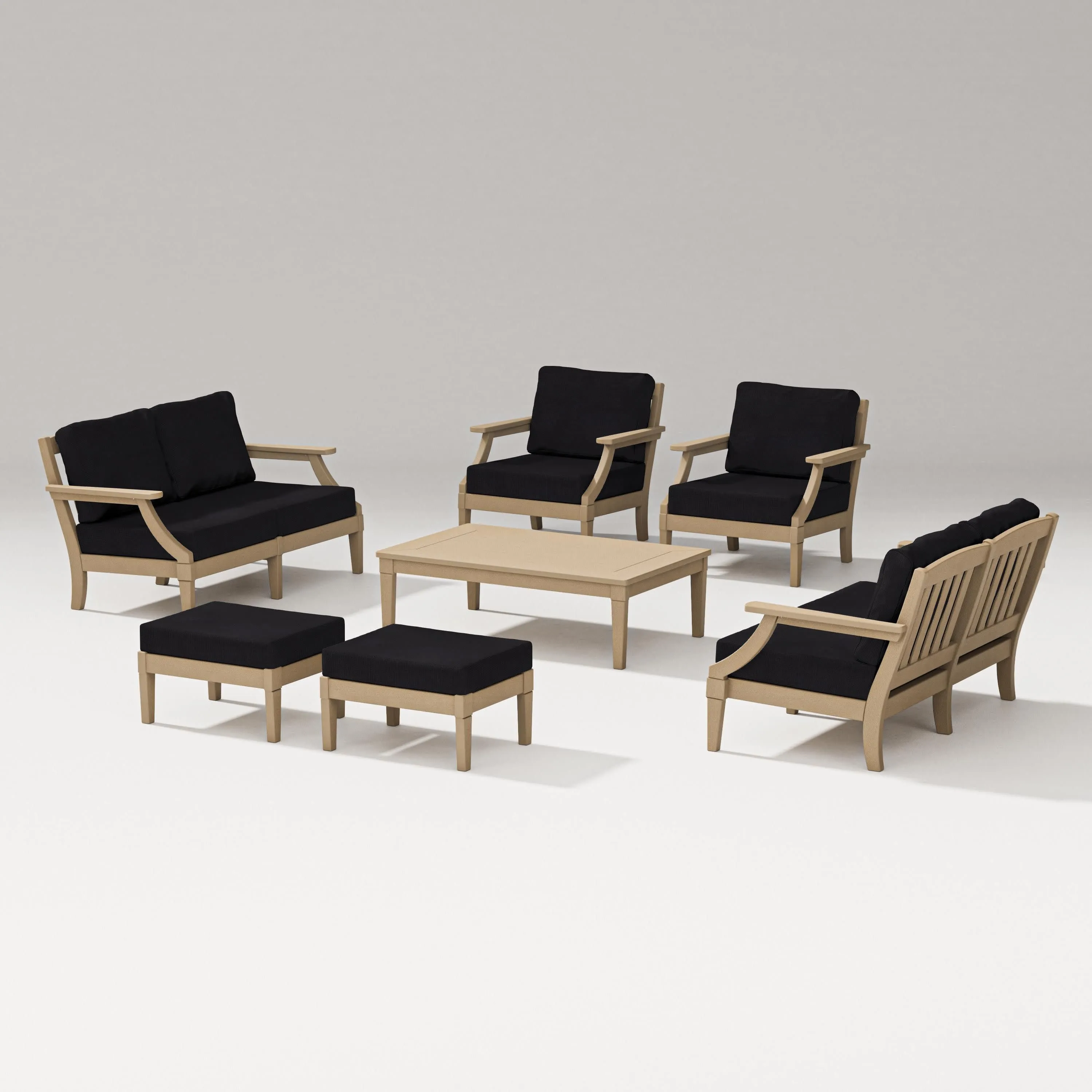 Estate 7-Piece Lounge Loveseat Set