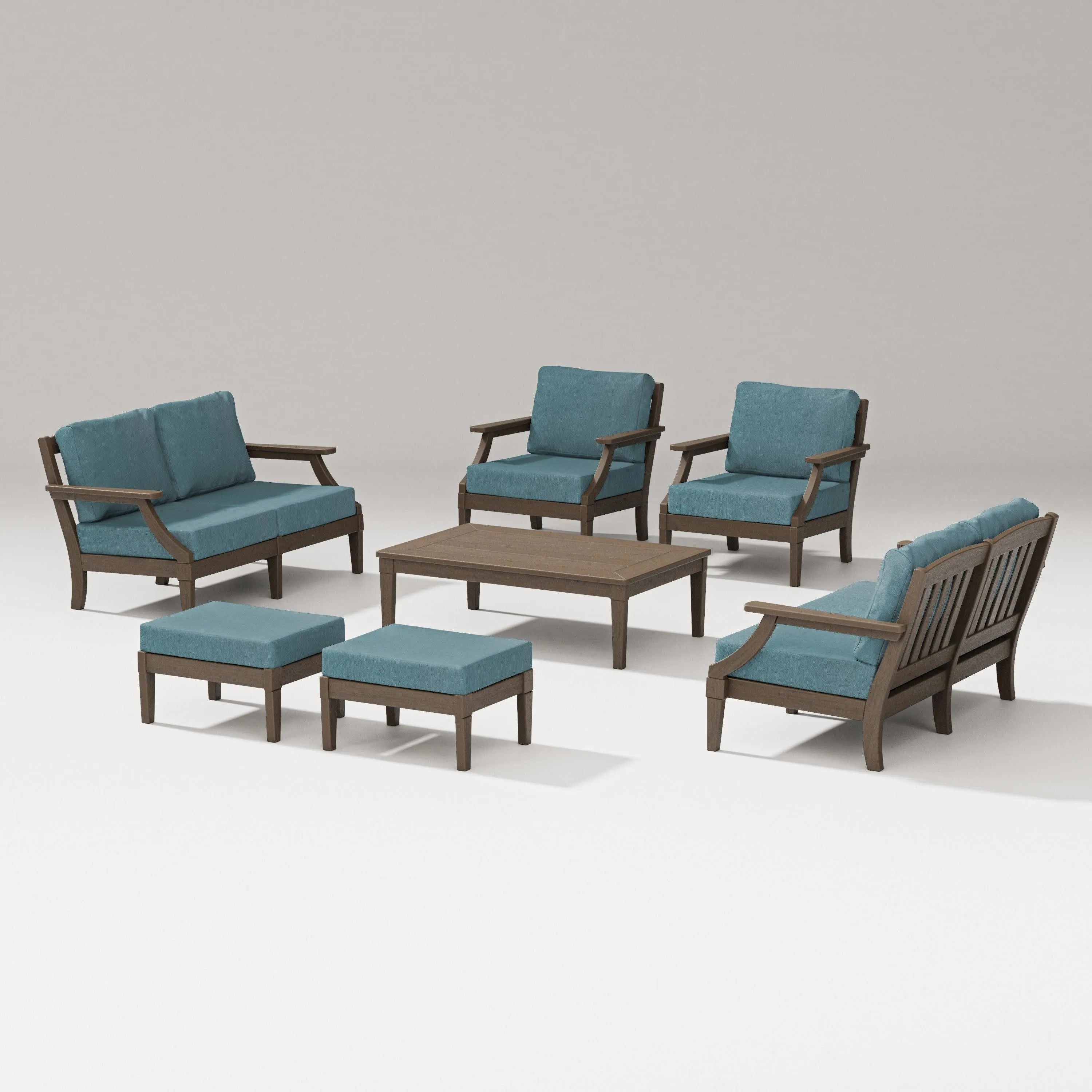 Estate 7-Piece Lounge Loveseat Set