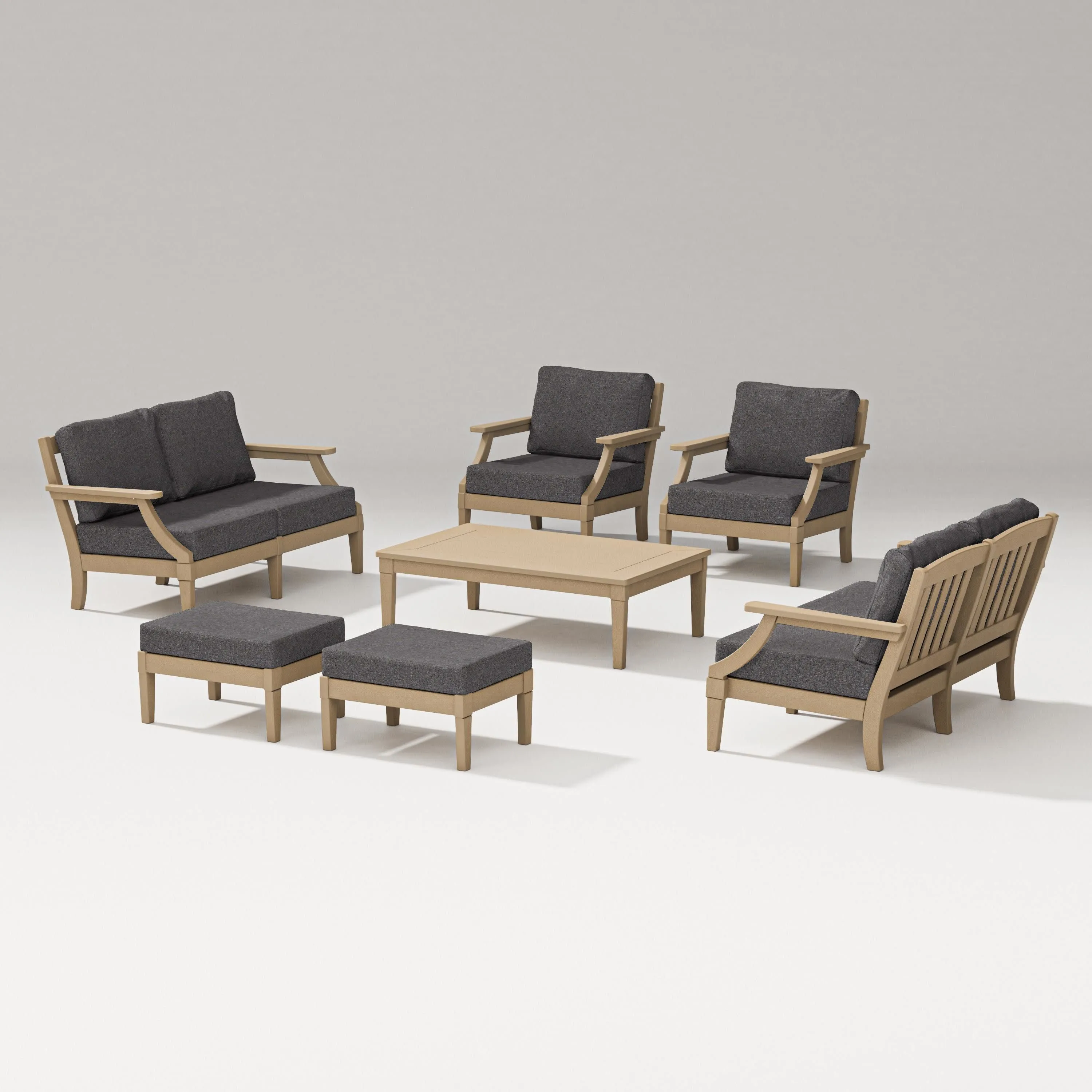 Estate 7-Piece Lounge Loveseat Set