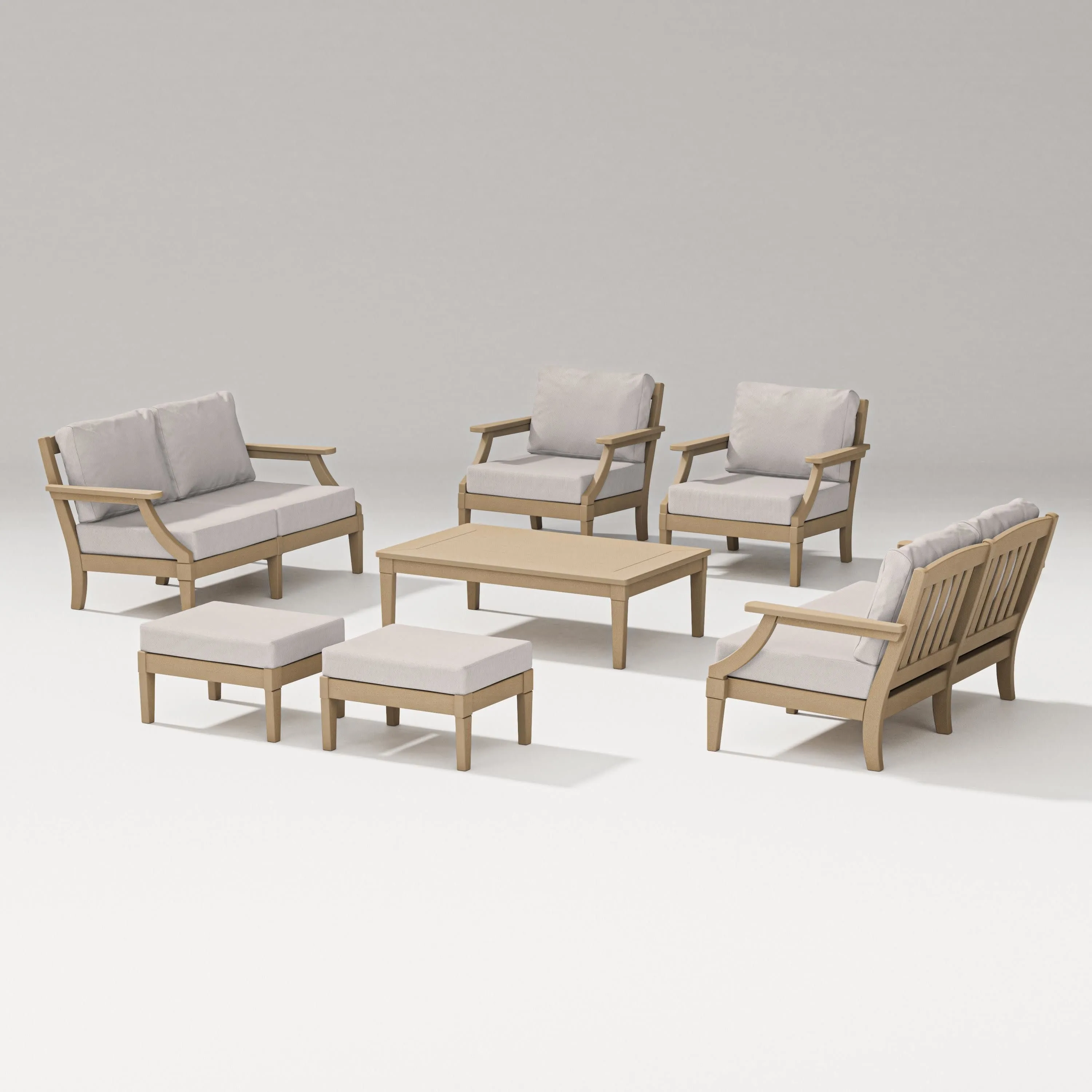 Estate 7-Piece Lounge Loveseat Set