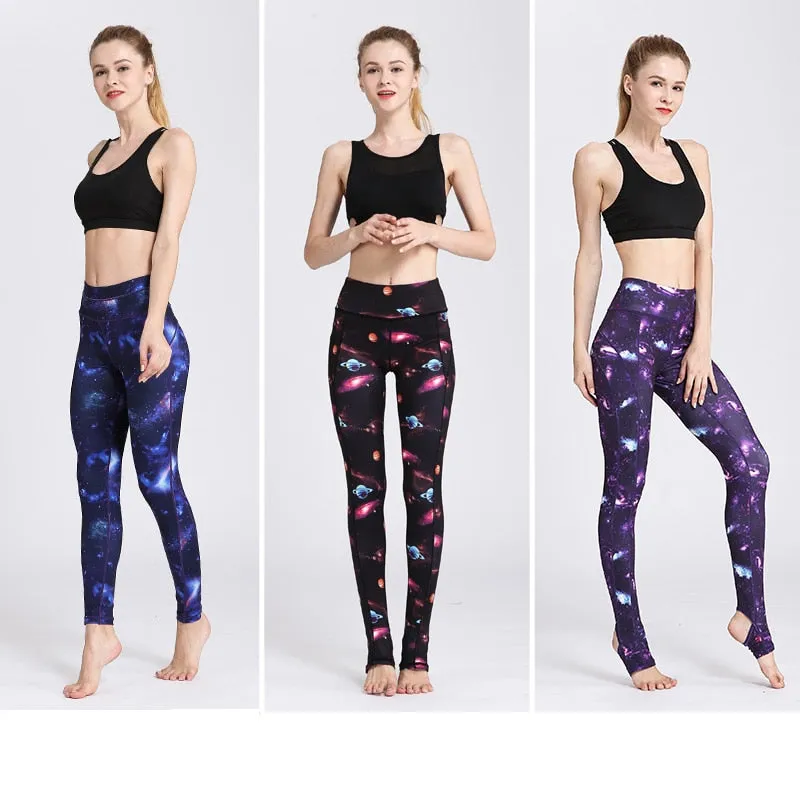 Galaxy Theme Yoga Leggings