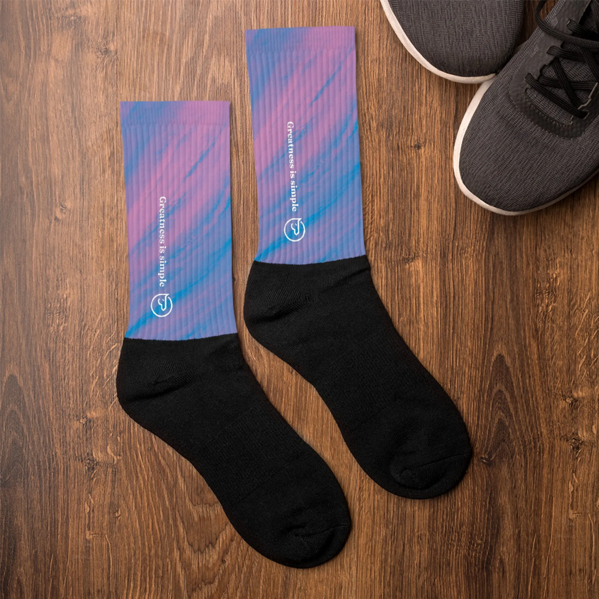 Humble Sportswear™ Bash Blue GIS Crew Socks