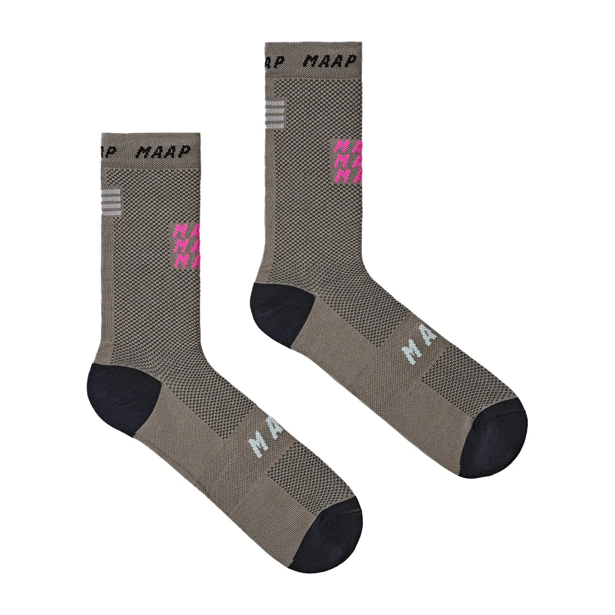 MAAP Eclipse Socks SS24 - Black/Morel