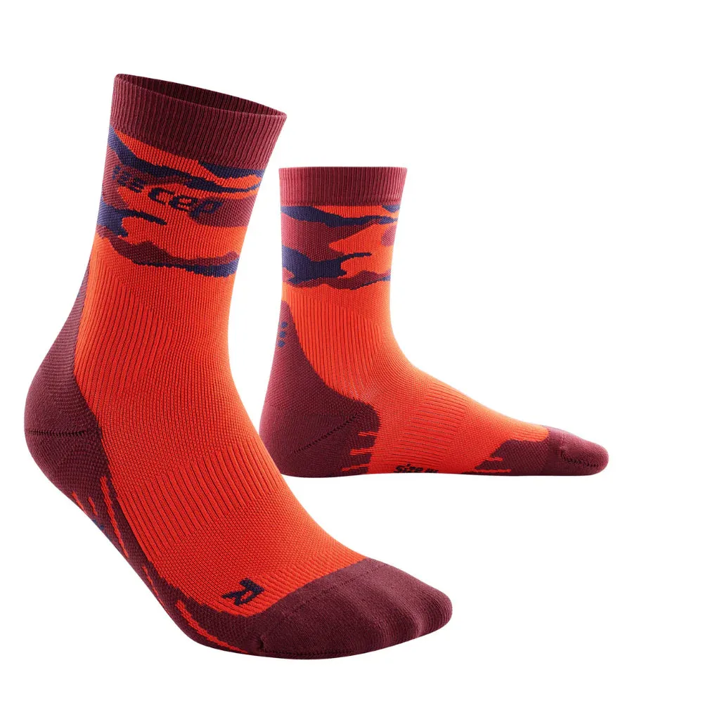 Mens CEP Mid Cut Socks Compression CAMOCLOUD