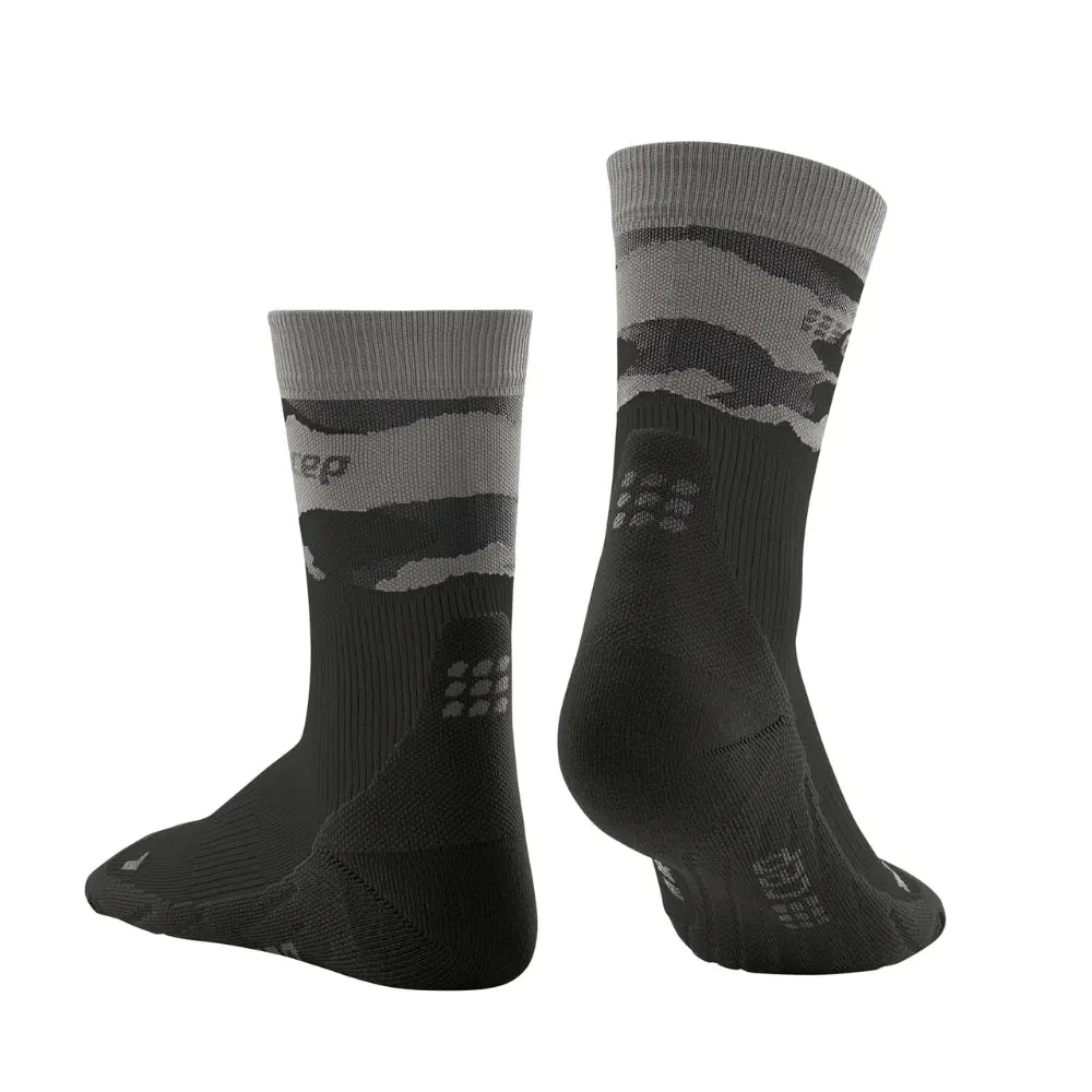 Mens CEP Mid Cut Socks Compression CAMOCLOUD