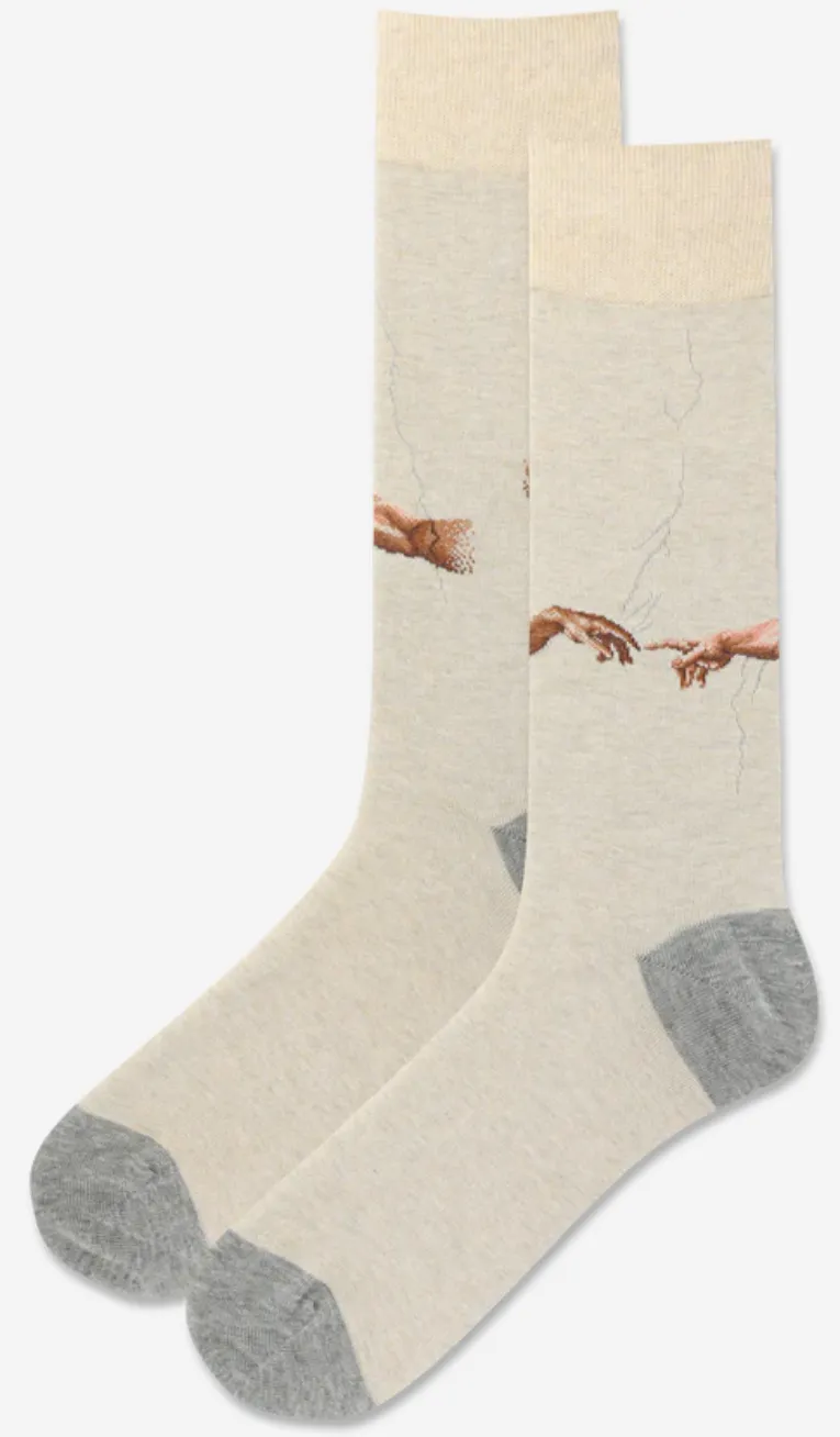 Men's Creation of Adam Crew Sock