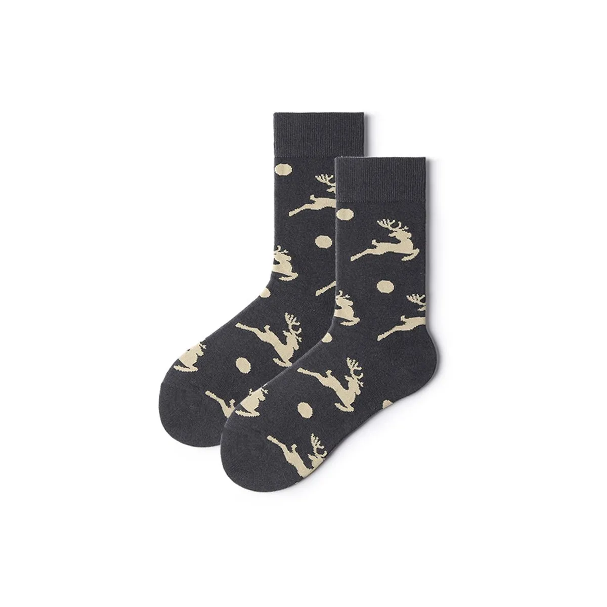 Merry Christmas All-season Unisex 5pcs Crew Socks Set