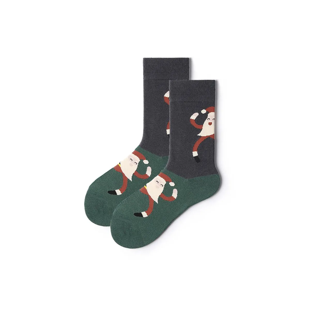 Merry Christmas All-season Unisex 5pcs Crew Socks Set