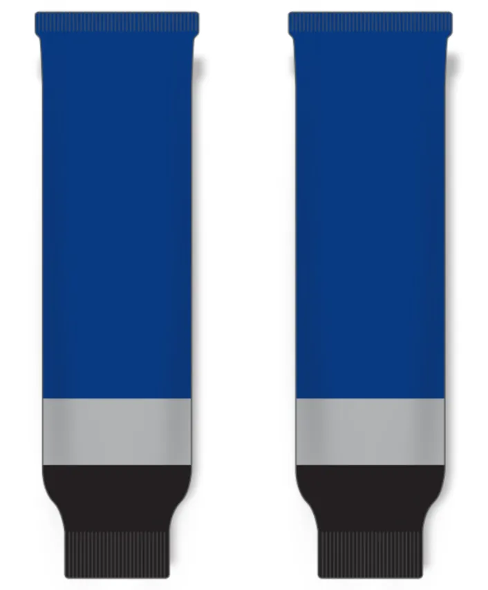 Modelline Saint John Sea Dogs Away Royal Blue Knit Ice Hockey Socks