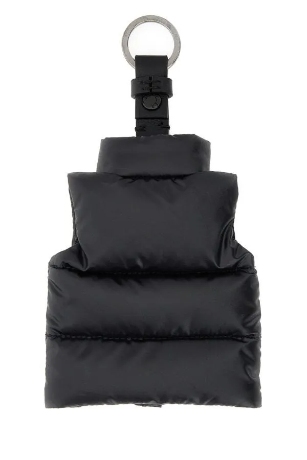 MONCLER | Black polyester key ring