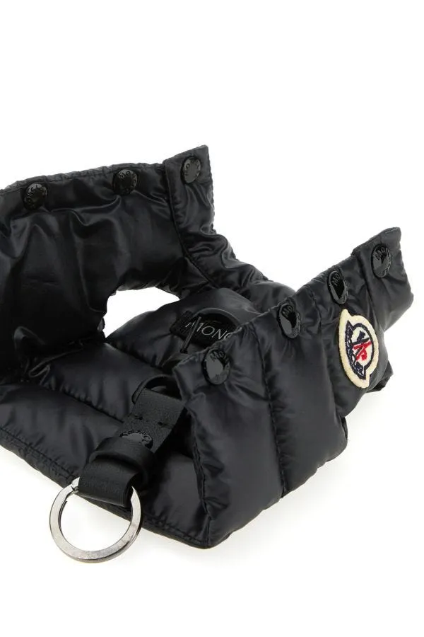 MONCLER | Black polyester key ring