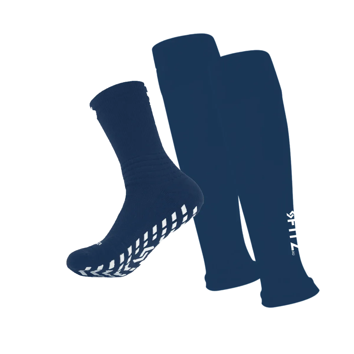 Player Pack Grip Socks   Leg  Sleeves Navy Blue