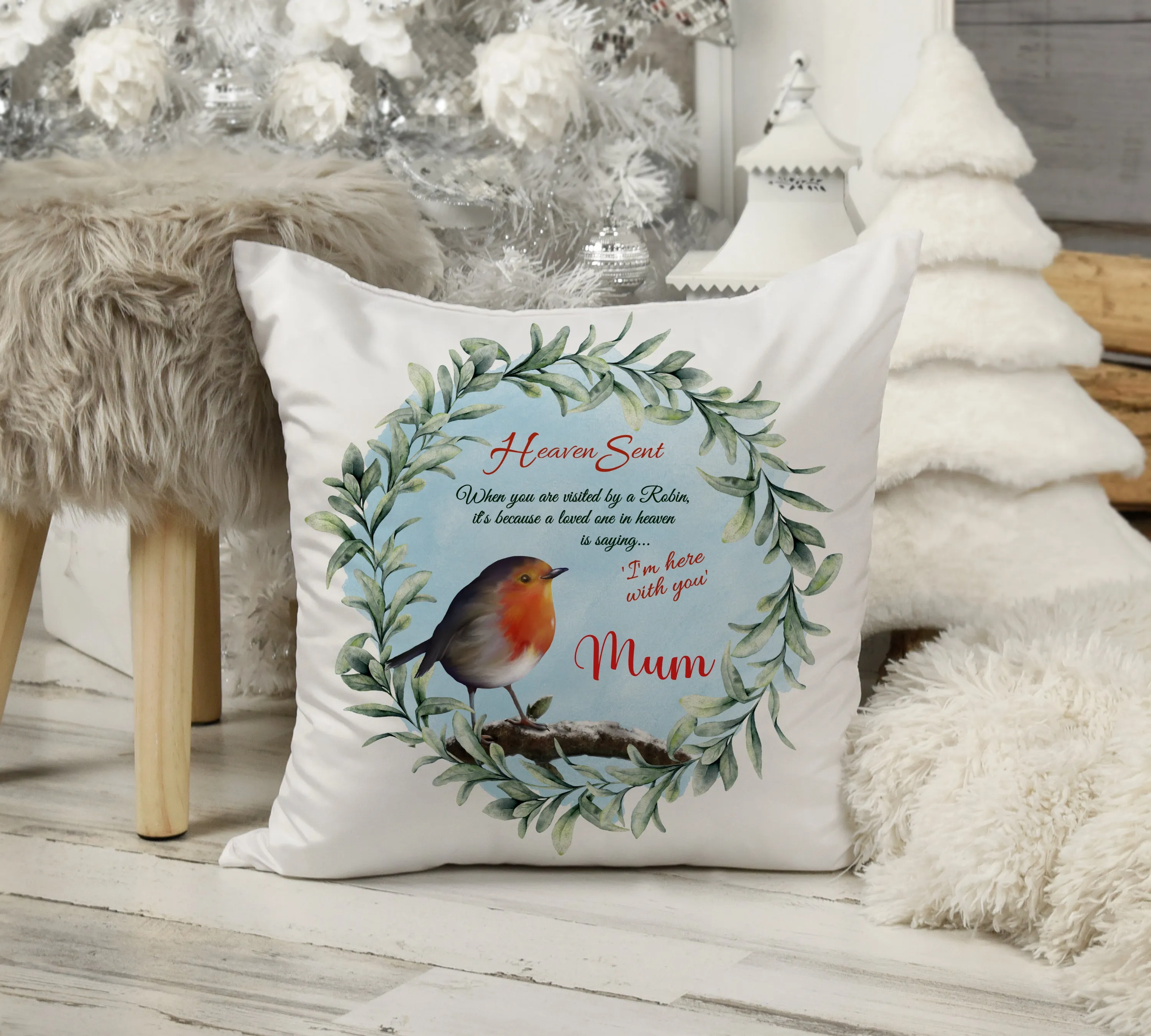 Robin Rememberance Cushion - 3 styles