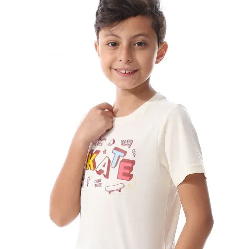 Summer Pajamas For Boys Shorts and Half Sleeves - Dark Red
