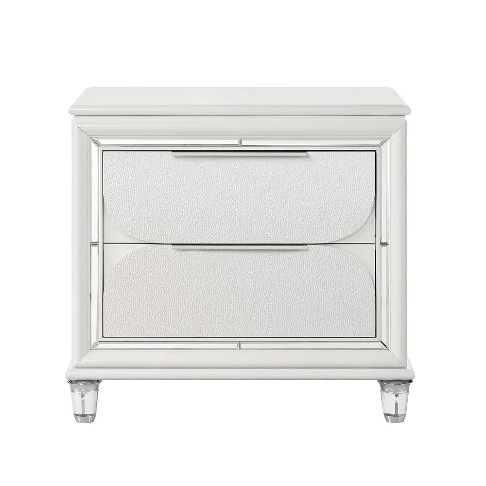 Tarian - Nightstand - Pearl White