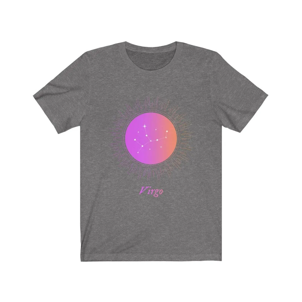 Womens VIRGO Gradient Zodiac T-Shirt