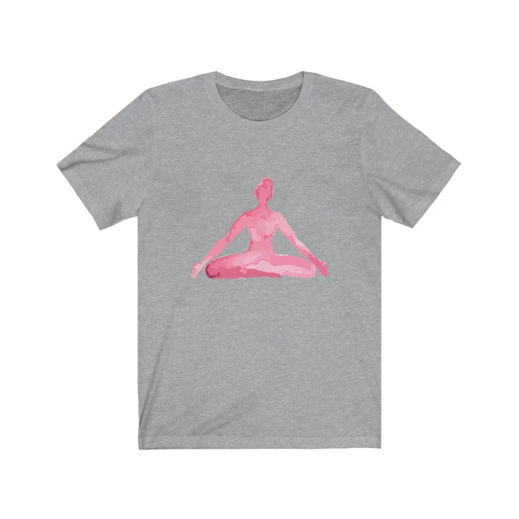 Yoga Meditation Pose Print T-Shirt